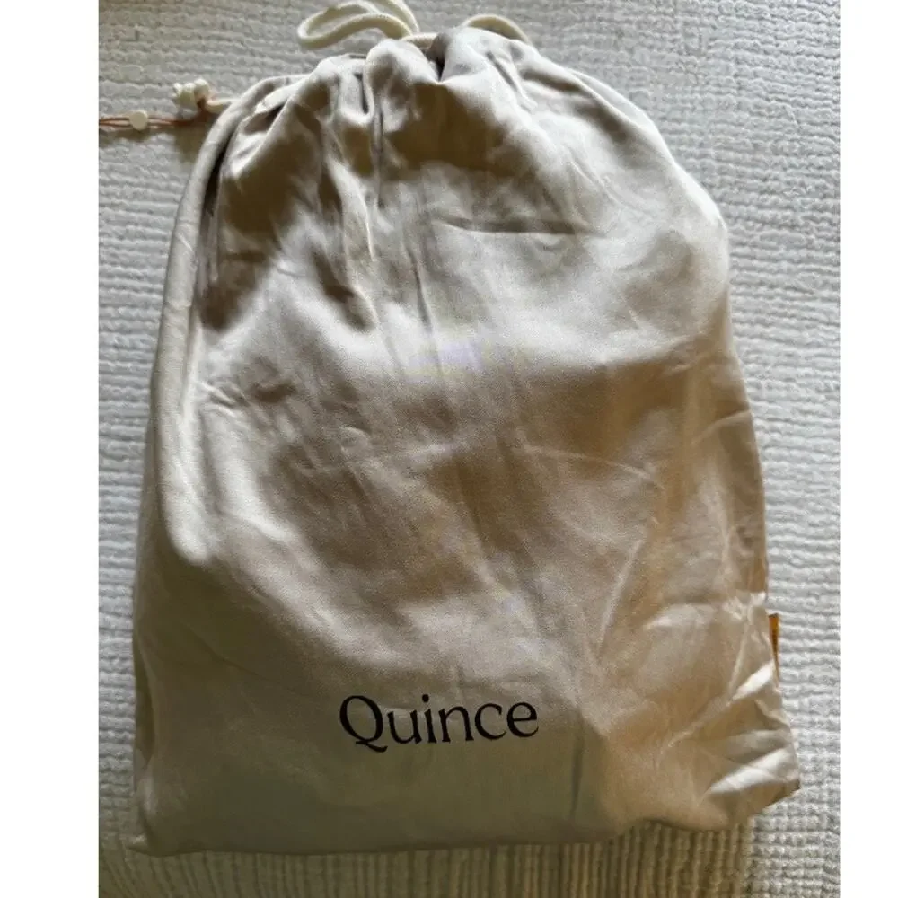 QUINCE 3 piece F/Q Viscose Organic Bamboo Duvet Set SAND